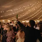 Celebration under the fairy lights