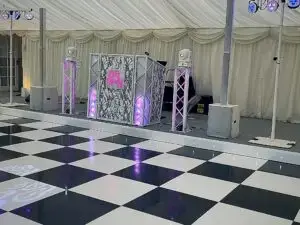 The Blog 4 A typical Imagine wedding setup in situ at Longstowe Hall