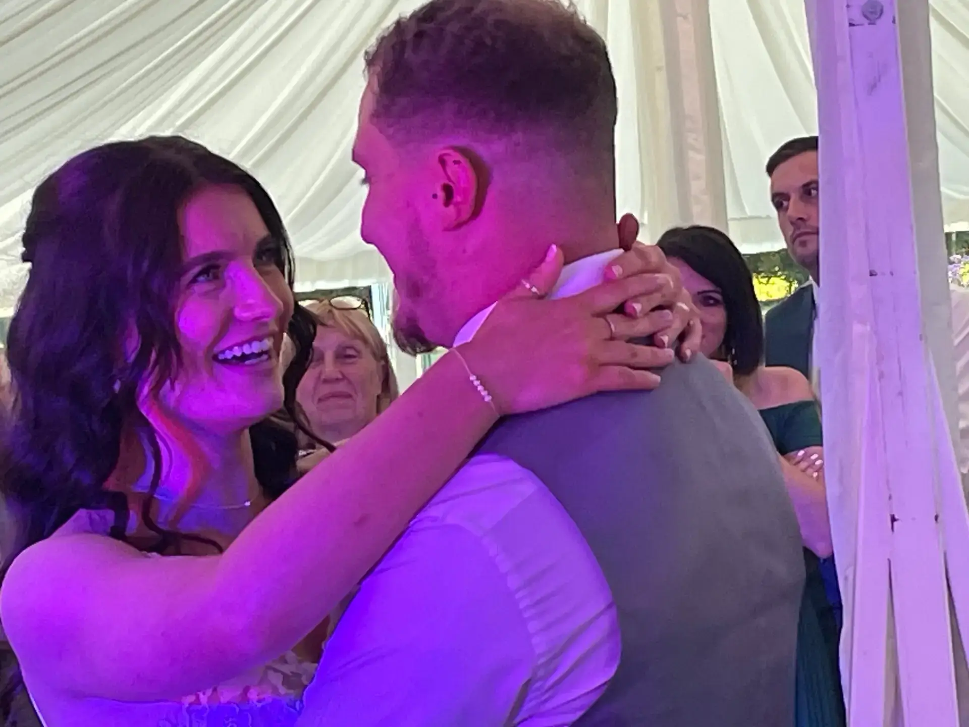Amber & Jordan's evening reception at Barrington Hall