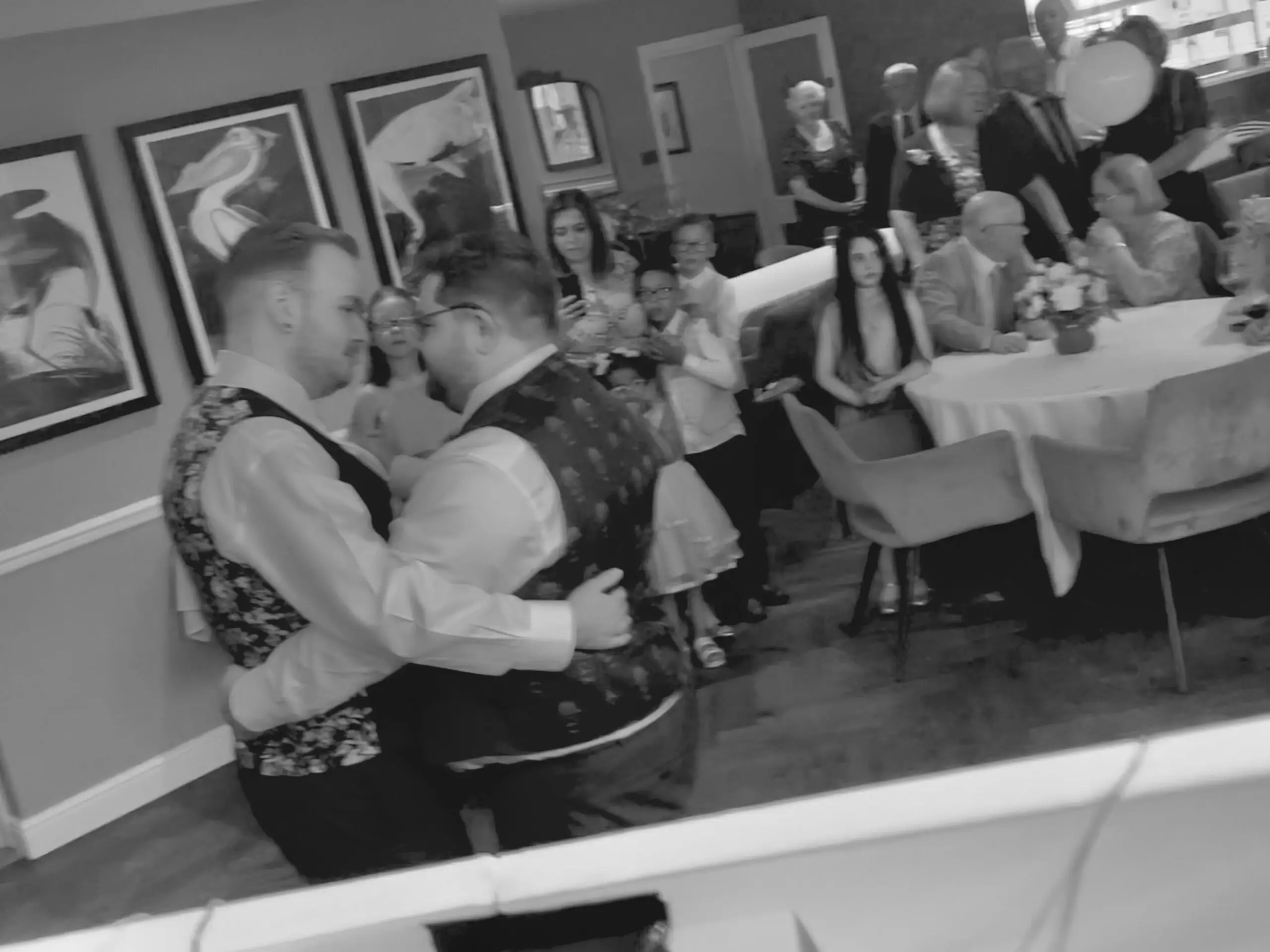 Duncan & Ben's evening reception at Worlington Hall